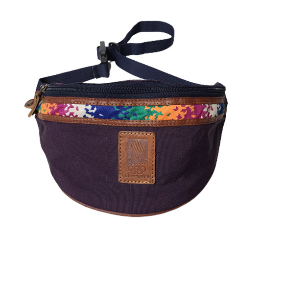 Vintage 1994 Lillehammer Winter Olympics Norway Fanny Pack Pouch Adjustable - Picture 1 of 9